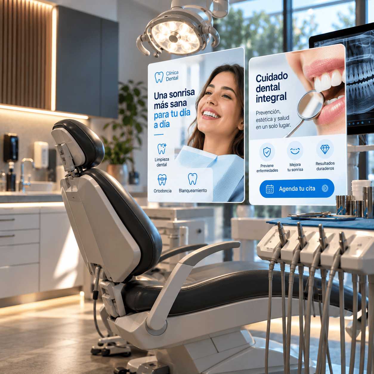 Contenido audiovisual para agendar pacientes