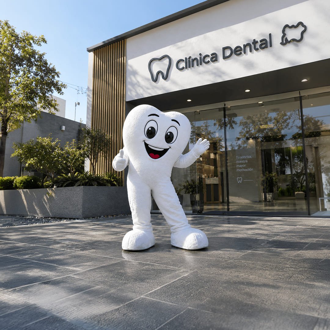 Mascota corporativa para clínicas dentales